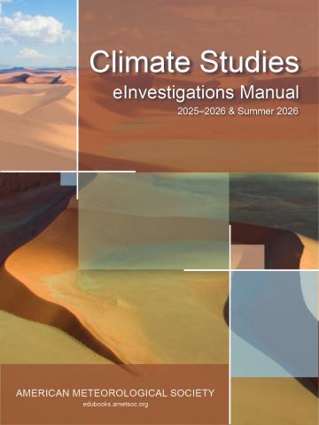 Cover of Climate Studies eInvestigations Manual 2025-26 - Rental