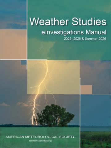 Cover of Weather Studies eInvestigations Manual 2025-26 - Rental