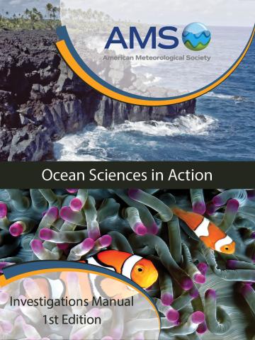 Cover of Ocean Sciences in Action manual 1st Ed